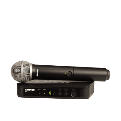 מיקרופון אלחוטי SHURE BLX24 / PG58