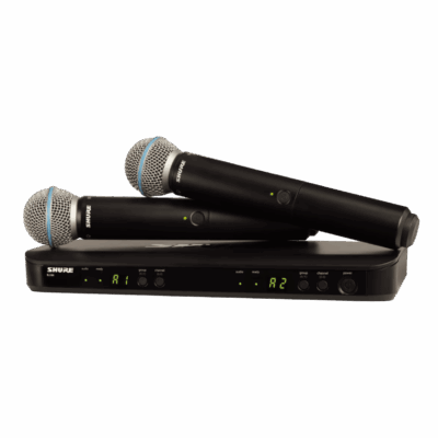 זוג מיקרופונים אלחוטיים SHURE BLX288 / BETA58A